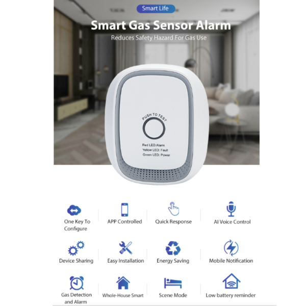 Zigbee Combustible Natural Gas Sensor
